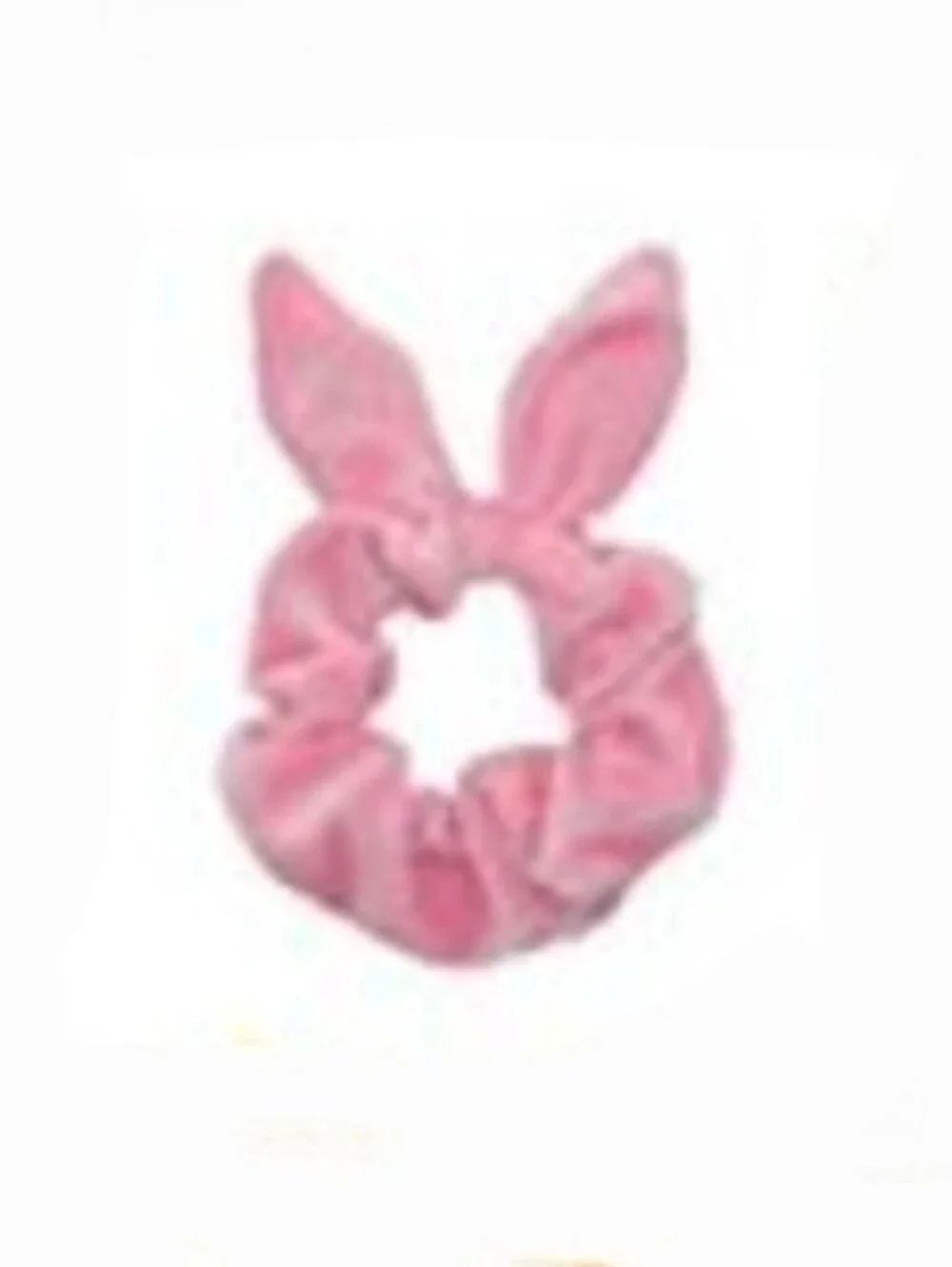 Bunny Ear Hair Scrunchies - Pink & Purple BNIB